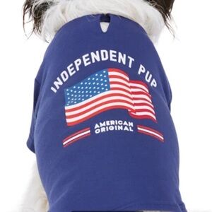 NWT Independent Pup American flag tee L​